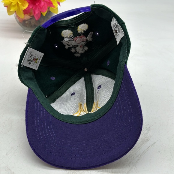 Mickey Mouse Vintage Green Yellow Blue Baseball Hat Adjustable HT5430F - Picture 4 of 5